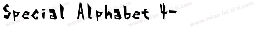Special Alphabet 4字体转换